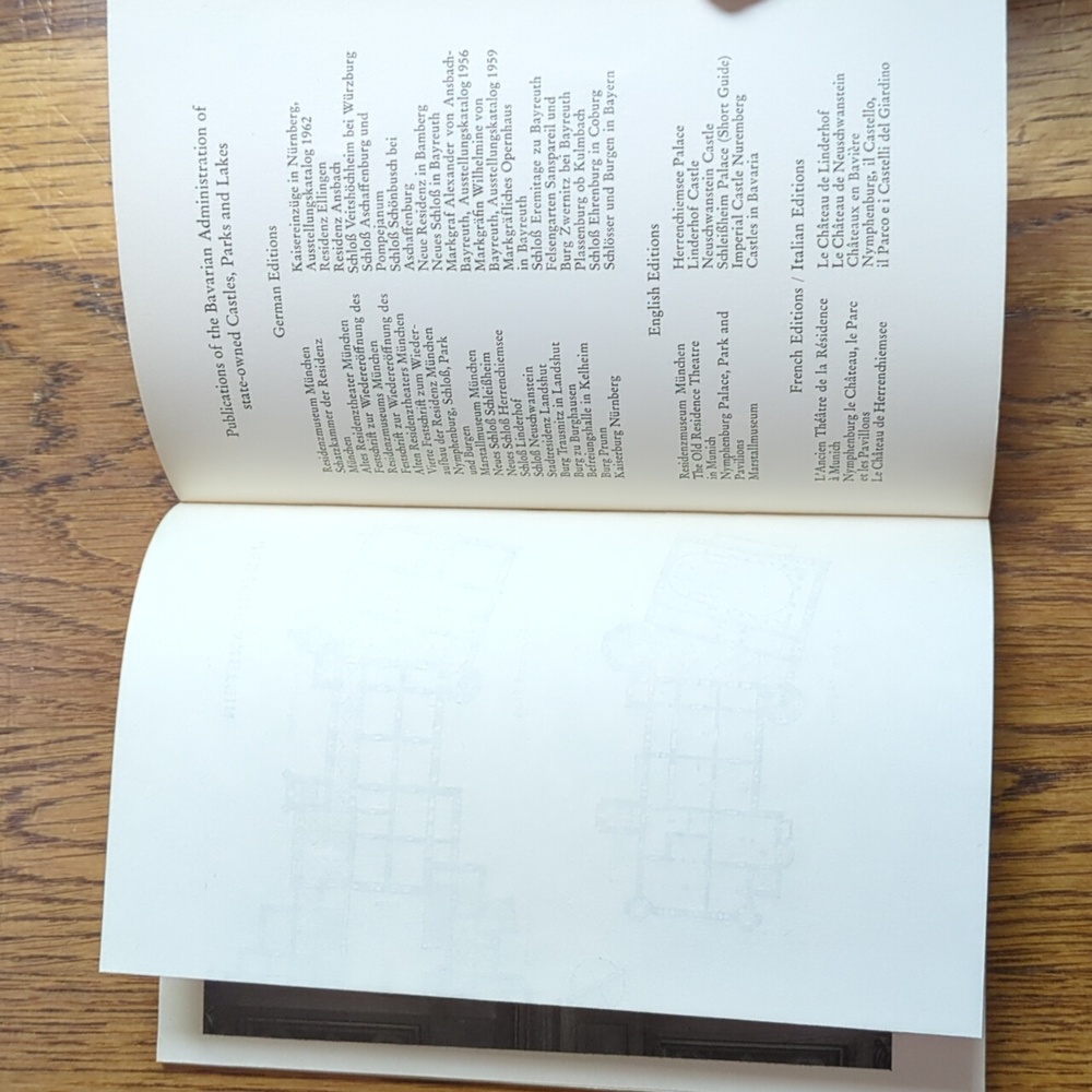 Vintage 1966 Neuschwanstein Castle Paperback Booklet Nonfiction Travel History - Picture 15 of 16